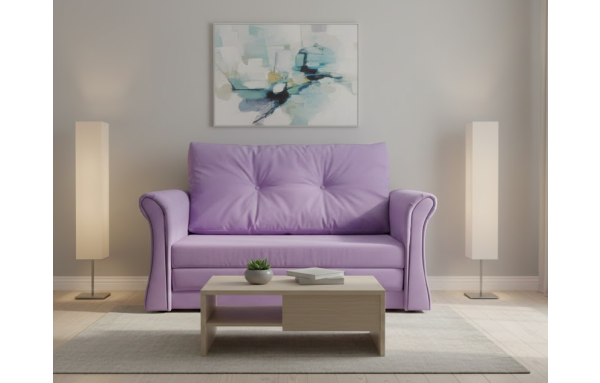 Sofa Hania fioletowa z funkcją spania